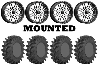 #ad Kit 4 STI Outback Max Tires 30x9.5 14 on MSA M38 Brute Machined Wheels CAN