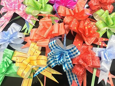 #ad IMTION Pack of 180 Pcs Flower Ribbons Gift Packing Pull Flower Ribbon