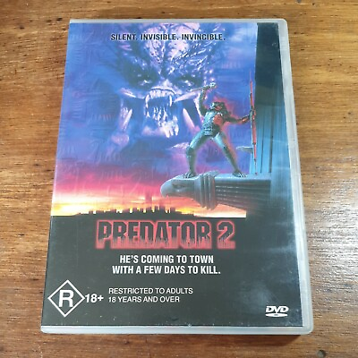 #ad Predator 2 DVD R4 FREE POST Bill Paxton Danny Glover Action amp; Adventure