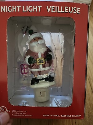 #ad Night Lights Veilleuse Wall Plug Christmas Tree Santa Snowman You Choose