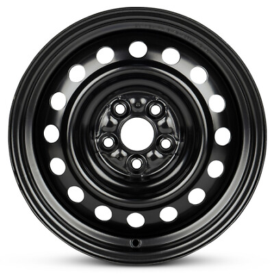 #ad New Wheel For 2009 2020 Toyota Corolla 15 Inch Black Steel Rim