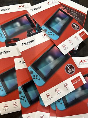 #ad LOT 21 Pcs Nintendo Switch Premium 9H Tempered Glass Screen Protector 2 Pack