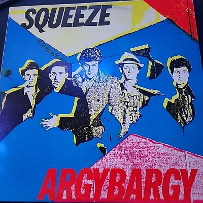 #ad Squeeze Argybargy Vinyl Record 1980 Aamp;M Records SP 4802