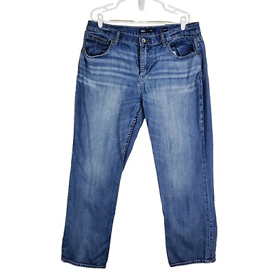 #ad Bke Jeans Mens 36x30 Tyler Blue Denim Medium Wash Stretch Casual