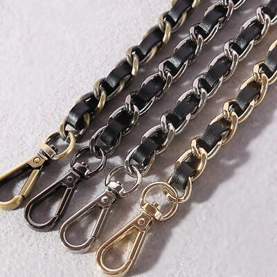Purse Handle Metal Gold Silver Replacement Shoulder Crossbody Bag Chain Straps $26.69