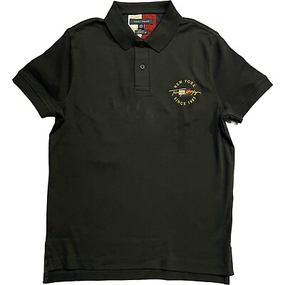 #ad Tommy Hilfiger Polo Shirt 1985 New York Short Sleeve Men#x27;s Logo XS XXL NEW
