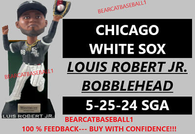 #ad LUIS ROBERT JR. CHICAGO WHITE SOX BOBBLEHEAD SGA 5 25 24 *PRE SALE* NIB