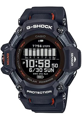 #ad CASIO Watch G SHOCK G SQUAD GPS Bluetooth GBD H2000 1AJR Men#x27;s Black x Orange