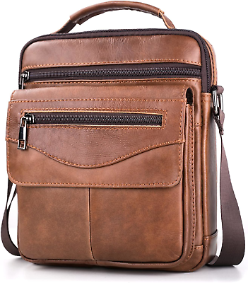 #ad COSCOOA Shoulder Bag for Men Leather Man Bag Man Purse Crossbody Bags for Men