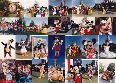 #ad Genuine 5quot; x 7quot; Kodak Print of Disney World Company Character Photo Of Choice