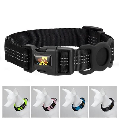 #ad Airtag Dog Collar CollarDirect Reflective Dog Collar for Apple Air Tag for La...