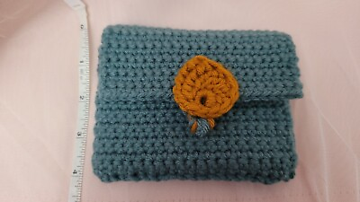 #ad Hand Crochet Leaf Wallet