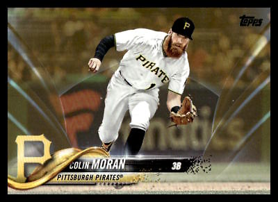 #ad 2018 Topps Update Colin Moran #US228 Gold Parallel 2018 Pittsburgh Pirates