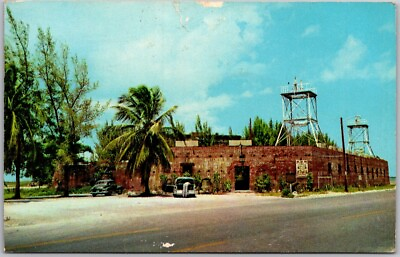 #ad POSTCARD Florida Key West East Martello Tower Museum A3
