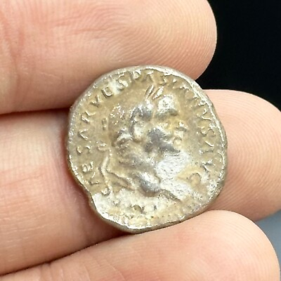 #ad Unresearched Ancient Roman Greek King Silver Coin