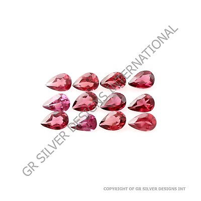 #ad 4x6 Pear Rhodolite Garnet Gemstone Natural Rhodolite Garnet Gemstone