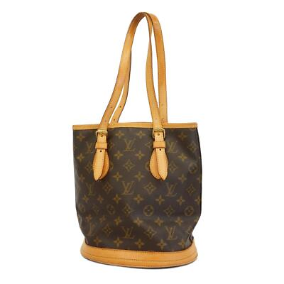 #ad #ad 4Hc3401 Louis Vuitton Tote Bag Petit Baguette M42238 Brown Used Ladies