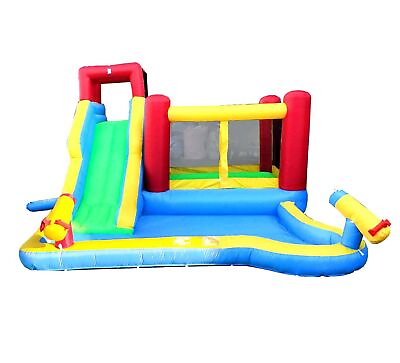 #ad Backyard Kids Deluxe Inflatable Bounce House Water Slide Water Park Bouncer