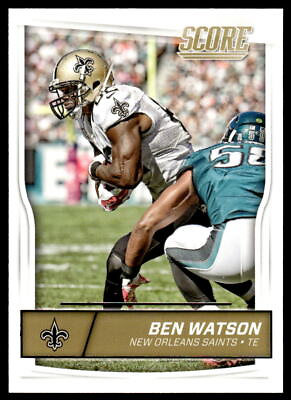 #ad 2016 Score #204 Ben Watson New Orleans Saints