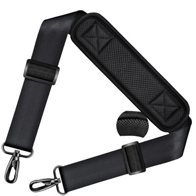 #ad Shoulder Strap 78quot; Universal Bag Strap with Ultra Thick Fixed Padded and Dual...