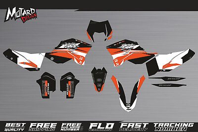 #ad Graphics Kit for KTM EXC EXC F 125 250 300 450 2008 2009 2010 2011 Decals Design