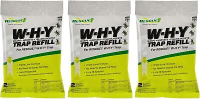 #ad RESCUE Non Toxic Wasp Hornet Yellowjacket Trap WHY Trap Attractant Refill