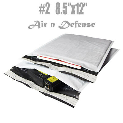 #ad 200 #2 8.5x12 Poly Bubble Padded Envelopes Mailers Shipping Bags AirnDefense
