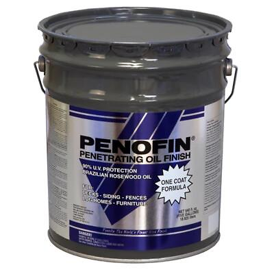 #ad Penofin F3ECM5G Cedar Outdoor Semi Transparent Penetrating Wood Stain 5 gal.