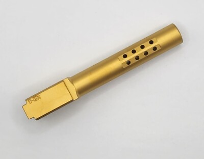 Glock 17 Ported Barrel G1 4 Tin GOLD Color $37.95