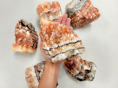 #ad JUMBO CALCITE CRYSTAL TRI COLOR LARGE ROCK NATURAL FOR DISPLAY GIFTS AND HEALING