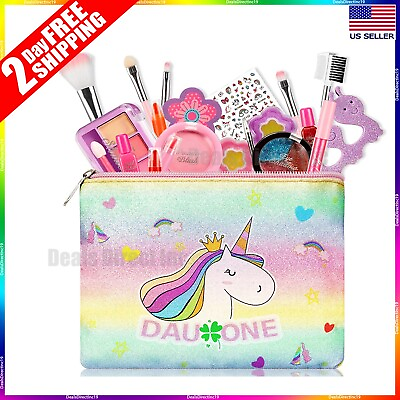 #ad Makeup sets kits for kids unicorn washable pretend play cosmetic for girls
