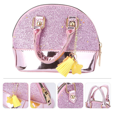 #ad Sequins Crossbody Bag Fashion Bag Storage Bag for Kids Girls Pink