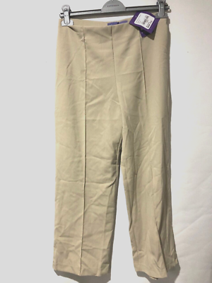 #ad ladies stone soft polyester work trousers size 18 by Autonomy leg 29quot;