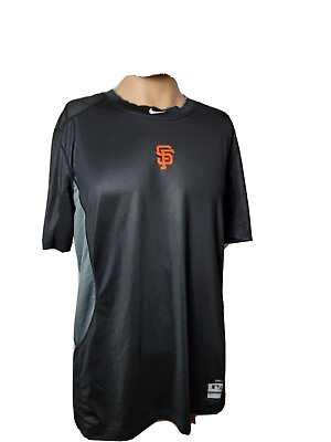 #ad Nike Pro Combat San Francisco Giants Authentic Collection Fitted Performance Lg
