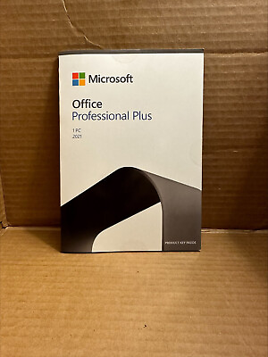 #ad Microsoft Office 2021 professional plus 1 PC DVD Version