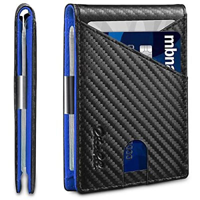 Zitahli Slim RFID Wallets for Men Money Clip Bifold Leather Wallet Minimalist... $41.10