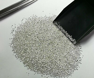 #ad White 1.10MM Lab Grown CVD Diamonds 0.60Ct Diamond Round Cut Loose 100Pcs.