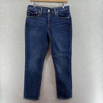 #ad Levis Mens Jeans Blue 32X29 Slim Straight 511 Medium Wash Stretch Premium Denim