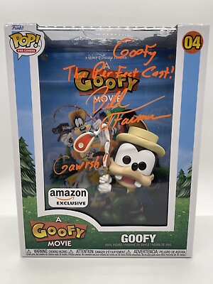#ad Bill Farmer Signed Funko Pop VHS Cover Goofy Movie Exclusive Autograph JSA COA