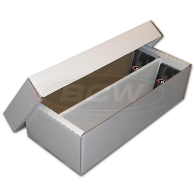 BCW Shoe Storage Box 1600 CT Holds over 300 3x4 toploads Sports Trading Cards $11.80