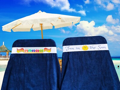 #ad Beach Chair Towel Bands Elastic Towel Strap for Beach Cruise 2 pack