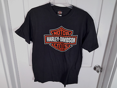 #ad VTG Harley Davidson Graphic T Shirt 2001 South Indianapolis Sales Men#x27;s Size L