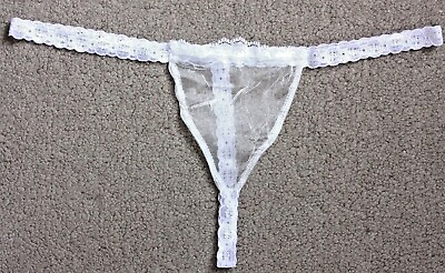 #ad Women Sexy Lingerie G String Thong White Color.