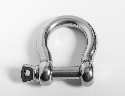 #ad Marine Bow Shackle Clevis DRing 4mm 5 32quot; 304 Stainless Steel Sailboat Rigging