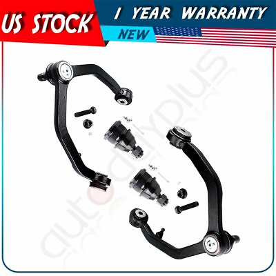 #ad Front 4pcs Suspension Kit For 1993 1998 Lincoln Mark VIII Control Arm Ball Joint