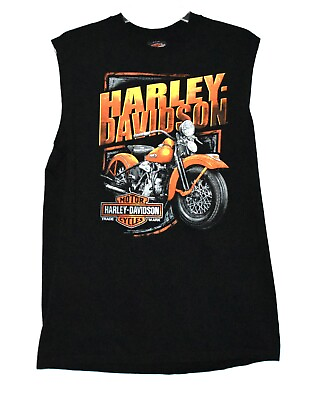 #ad Harley Davidson Chesters Reno Nevada Mens Bikers T Shirt Size L