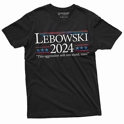 #ad NEW NEW Men s Funny political T shirt Lebowski 2024 for president elections tee