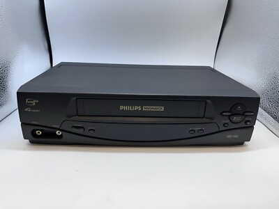 #ad Philips Magnavox VRZ242AT22 VHS VCR 4 Head Video Cassette Recorder