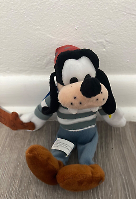 #ad Walt Disney World Pirate Goofy Plush Stuffed Toy 10quot; Tags EUC