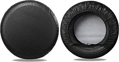 #ad Tire Covers for RV Wheel 2 Pack Black Oxford Waterproof 27quot; 29quot; US